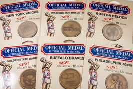 Six Official Nba Medal 39MM In Bronze By World Sports Mint - £101.01 GBP