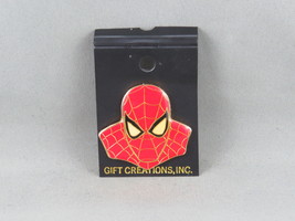 Vintage Spider-Man PIn - Front Looking Bust of Spider-Man - Inlaid Pin - £19.66 GBP