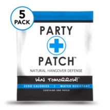 Party Patch 5 pack - All Natural Hangover Defense  - $19.79