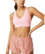 MSRP $30 Women&#39;s Workout Training Crop Bra Pink Size XL (STAINED) - $18.76 CAD
