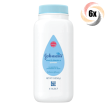 6x Pack Johnson&#39;s Aloe &amp; Vitamin E Baby Powder | 1.5oz | Fast Shipping - £13.73 GBP