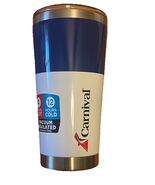 Carnival Cruise Line 20 oz White Insulated Stainless  Tumbler Cup - €25,59 EUR