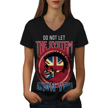 The System Shirt Anarchy Women V-Neck T-shirt - $12.99