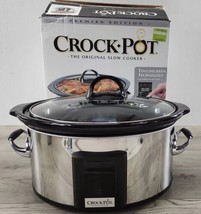 Crock-Pot Premier Edition 6.5 Quart Touchscreen Slow Cooker SCVT650-PS - £23.26 GBP
