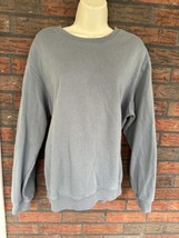H&amp;M Relaxed Fit Sweatshirt XL Long Sleeve Nubby Shirt Gray Athleisure Top - £7.50 GBP