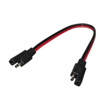 14 Gauge 12&quot; Car Quick Disconnect Connect 2-Pin Sae Waterproof Wire Harn... - $21.99