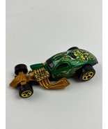 Hot Wheels 2002 Malaysia Base 1/4 Mile Coupe green Side Pipe Sports Car - $202.14 MXN