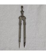 VTG Eagle Pencil Co Embossed Drafting Compass Tool w/ Fountain Nib 5.5&quot; USA - $42.36