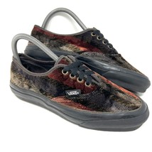 Vintage Vans Women’s Velvet Striped Sneakers Sz 7.5 Made in USA 80s 90s era - €25,45 EUR