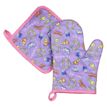 TV Show FRIENDS Kitchen Oven Mitt Glove Pot Holder Heat Pad TV Show New Lot of 2 - £16.44 GBP