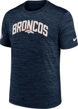 Denver Broncos Mens Nike Legend Sideline Velocity DRI-FIT T-Shirt - Larg... - $24.99