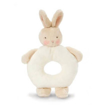 Bunnies By The Bay Ring Rattle Bunny - White - £30.92 GBP
