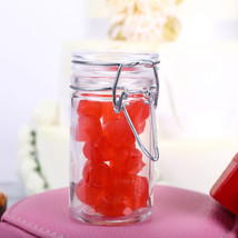 12 Pcs Clear 3 Oz Glass Mini Jars Bottles Favors Wedding Party Holders Bulk - £26.09 GBP