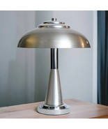 Lampe de Banquiers &quot; Lisbonne &quot; Inox 80s Bureau Lampe - $7,358.34 MXN