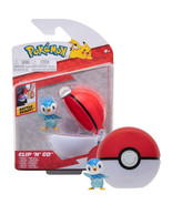 Pokemon Clip &#39;N&#39; Go Piplup + Poke Ball New in Package - $17.88