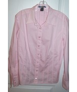 Folio New York Shirt~Pink~14~Beautifully Detailed~Snap Closures~Upscale/... - £21.52 GBP