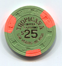 (1) $25. Tropicana Casino Chip - 1979 - Las Vegas, Nevada - £31.20 GBP