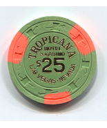 (1) $25. Tropicana Casino Chip - 1979 - Las Vegas, Nevada - £30.02 GBP