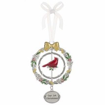 Ganz Our 1st Christmas Christmas Cardinal 3D 4 3/8&quot; Christmas Ornament - $14.85