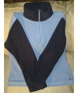 Tommy Hilfiger Men Medium Sweater Zipper Polyester Blue - £15.56 GBP