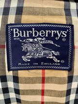 Vtg Burberry dbl breasted mens 46 R Prorsum Trench Coat Haymarket Plaid - $266.41