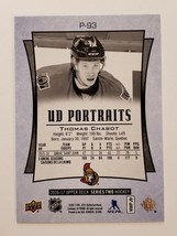 2016 - 2017 Thomas Chabot Upper Deck Rookies Ud Portraits P-93 Nhl Hockey Card - £3.11 GBP