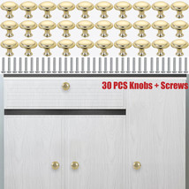 30Pcs Cabinet Knobs Drawer Pulls Door Handles Kitchen Hardware Brushed N... - £17.98 GBP