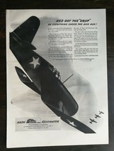Vintage 1942 Nash Kelvinator WWII Fighter Airplane Full Page Original Ad... - $6.64