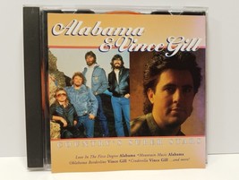 Alabama &amp; Vince Gill Country’s Super Stars CD 1998 BMG Compilation - £6.45 GBP