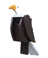 AMERICAN EAGLE BIRDHOUSE - Solid Wood Bald Eagles House Amish Handmade i... - $1,507.27 MXN