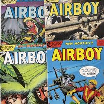 Airboy lot of 4 Eclipse Comics #18,20,24,34 Incomplete run - $14.43