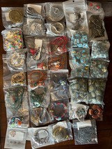 Multiple Bags of Jewelry Making Beads, Wire, Chain, and Some Finished Pi... - $212.85