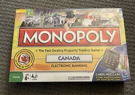 Monopoly Canada Electronic Banking Edition - Canadian Cities - NEW SEALE... - $129.47 CAD