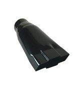 Exhaust Tip 3.00&quot; Inlet 4.75&quot; Outlet 9.00&quot; Long W300-BK-BOWTIE-SS Chevy ... - £35.96 GBP