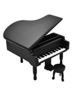 Sky Mini Cute Wood Piano Music Box with Delicate Bench Castle in The Sky... - $570.01 MXN