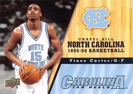 2011 Upper Deck North Carolina #73 Vince Carter UNC Toronto Raptors  - £0.74 GBP