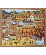 VTG. Charles Wysocki Amish Autumn Folk Art Metal Wall [e-01] - $183.98 MXN