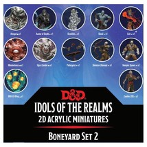 WizKids D&amp;D Idols of the Realms: Boneyard: 2D Set 2 - £14.82 GBP