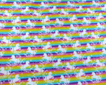 Unicorns and Rainbows cotton fabric 43&quot; w X 34&quot; L by Joann Fabrics - $10.39