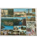 Vintage Postcards Evian Brugge Hotel Villa Medici Venice Hotel Le Royal ... - $17.59