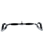 York Barbell 24″ Chrome Pro Style Lat Pulldown Bar for Cable Machine Att... - £31.10 GBP