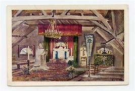 The Upper Room Original TOC H Talbot House Poperinghe 1915-18 Postcard - $17.82