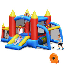 Kid Inflatable Bounce House Slide Bouncer Jumping Castle w/740W Blower O... - £349.47 GBP