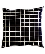 KAS Australia Latitude Euro Pillow Sham Set of 2 Black White Gray Square... - £76.99 GBP