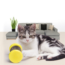 Pet Toy Magic Organ Corrugated Paper Wheel Cat Scratching Board Powder - £12.45 GBP