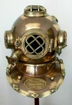Diving Divers Helmet Vintage Navy Mark V Us Sea Deep Scuba Diving Helmet - £158.41 GBP