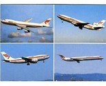 Martinair Holland Postcard of 4 Airplanes 747-200C DC-10-30 A310-203 DC-... - £9.34 GBP
