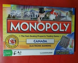 Monopoly Electronic Banking- Canada 2009 Game by Hasbro New - £102.99 GBP