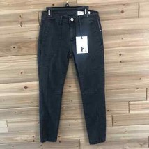 NWT Pistola High Rise Skinny Ankle Cargo Style Jeans in Faded Black Size 26 - $44.60