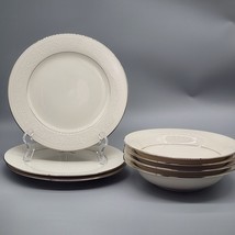 Noritake Sorrento 4-Coupe Soup Bowls 8½in And 3-Salad Plates 8⅜in - $69.29
